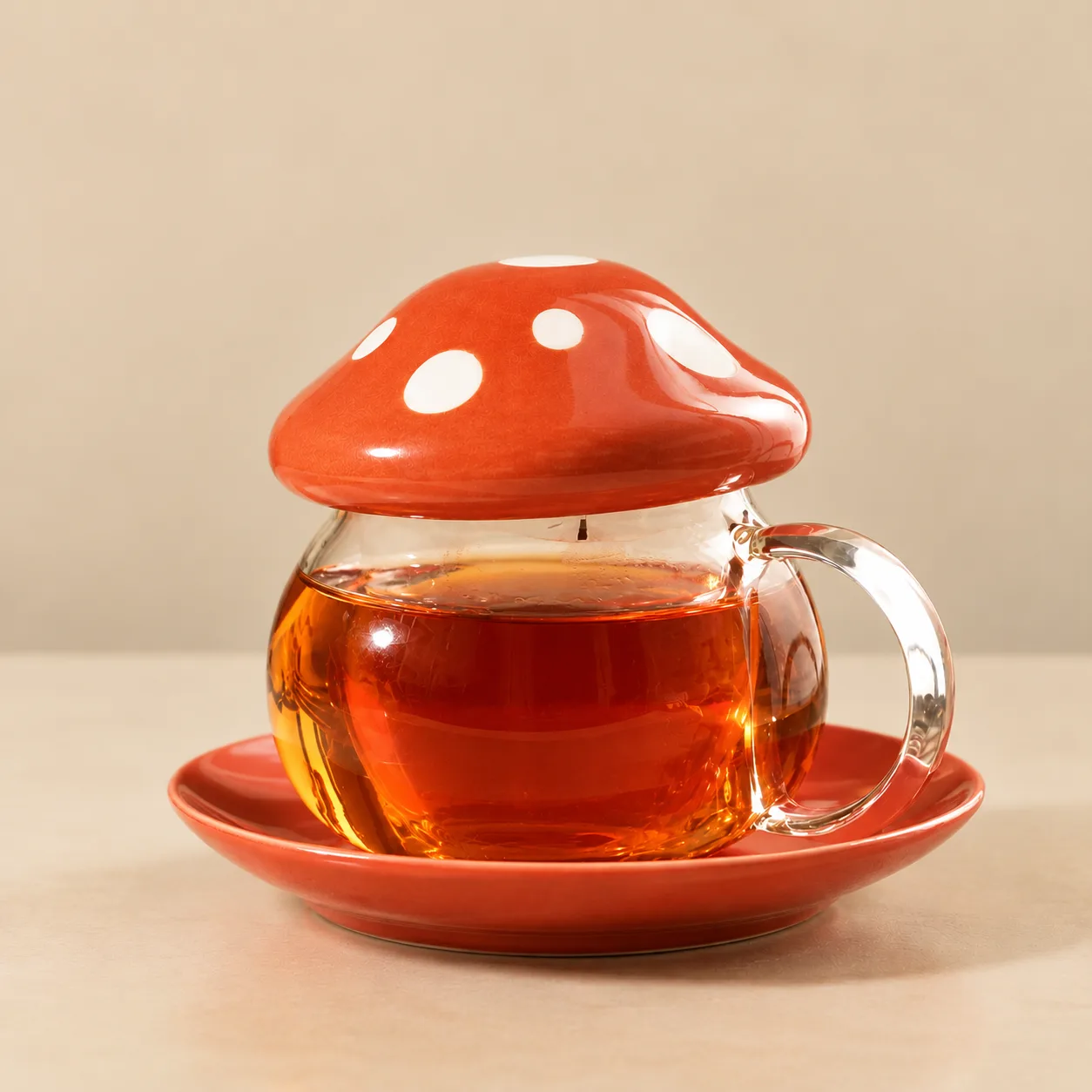 Mushroom Cup with Infuser