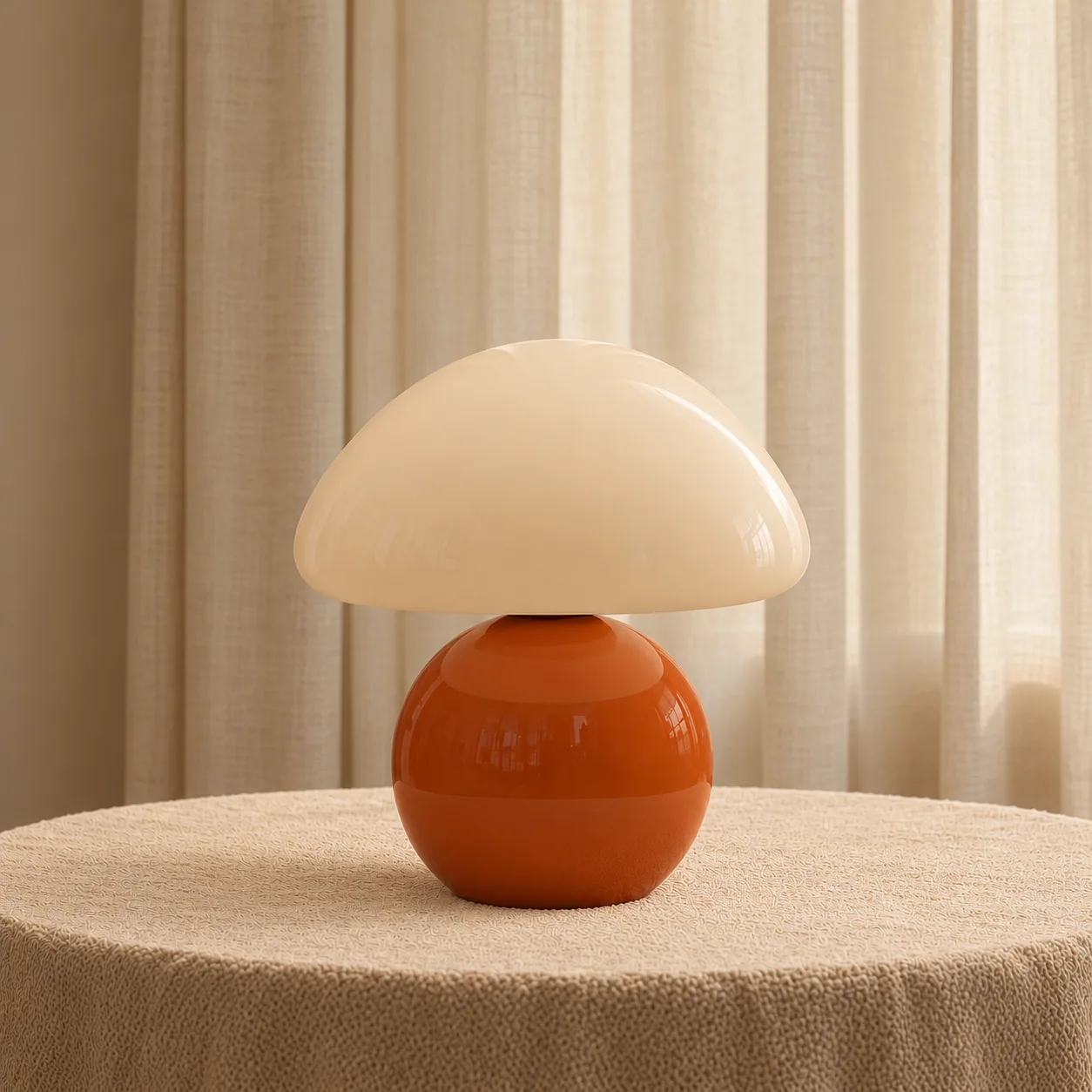Ceramic Mushroom Lamp