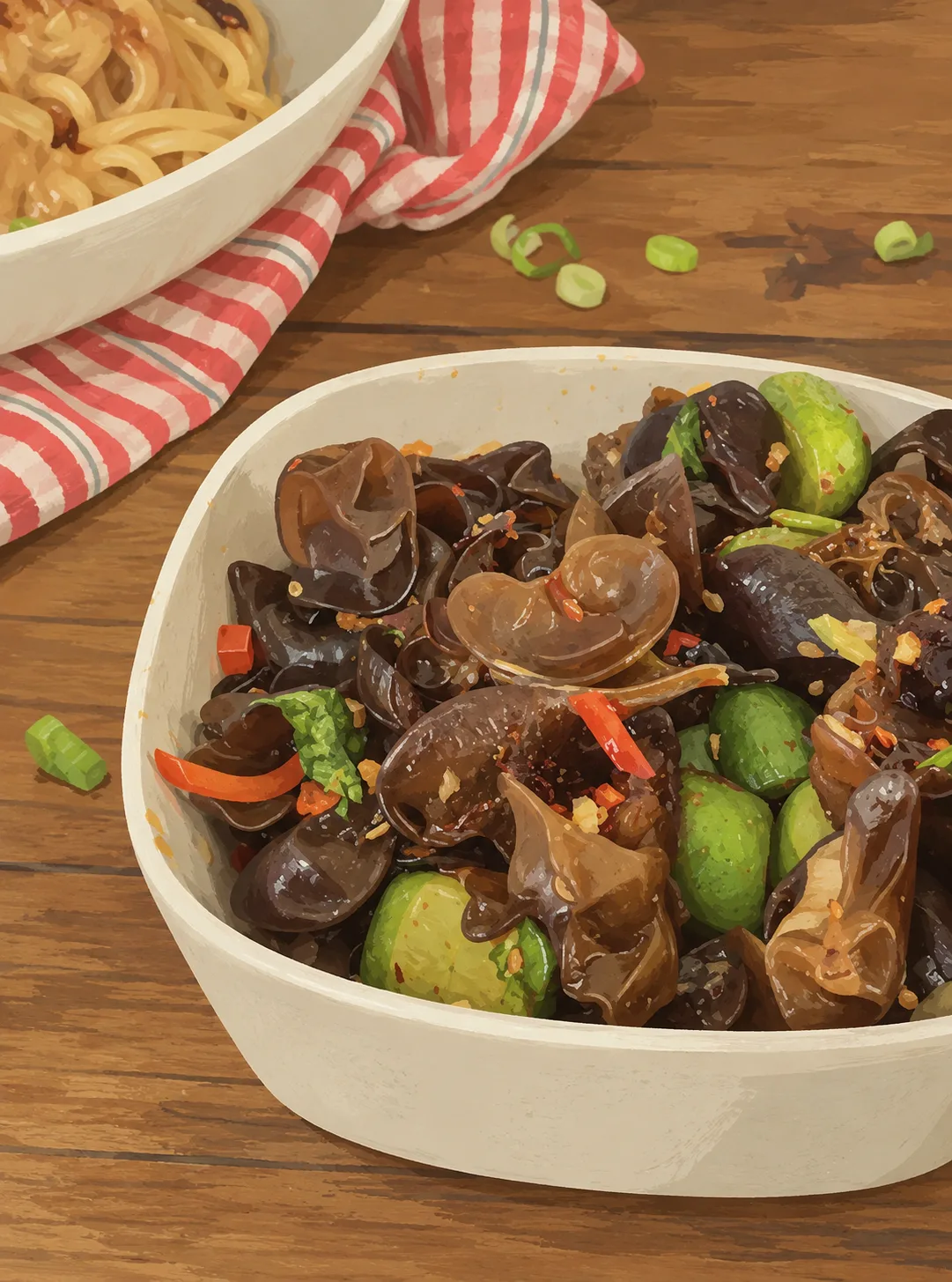 Wood Ear Mushroom Salad Bowl
