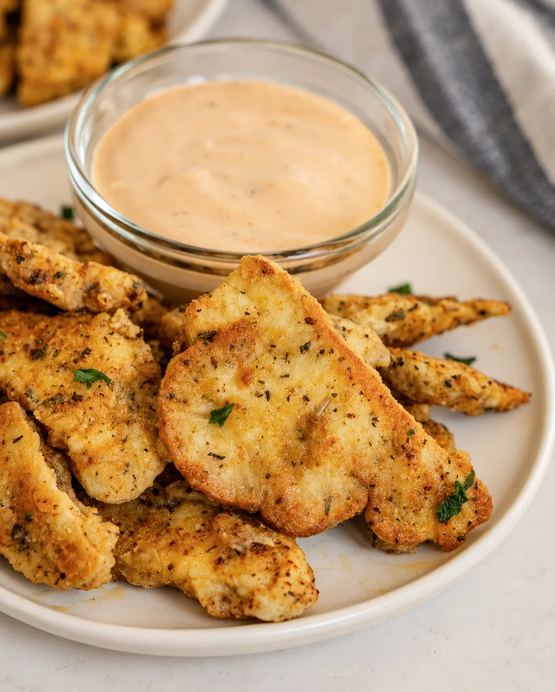 Golden Crispy Cutlets with Creamy Dip